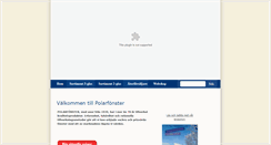 Desktop Screenshot of polarfonster.se