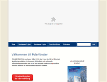Tablet Screenshot of polarfonster.se